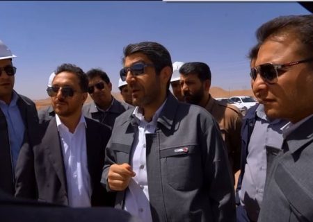 بازدید مدیرعامل شرکت معدنی و صنعتی گهرزمین از طرح‌های توسعه ای این شرکت در بردسیر