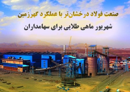 صنعت فولاد درخشان‌تر با عملکرد گهرزمین؛ شهریور ماهی طلایی برای سهامداران