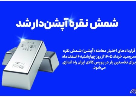 شمش نقره آپشن‌دار شد